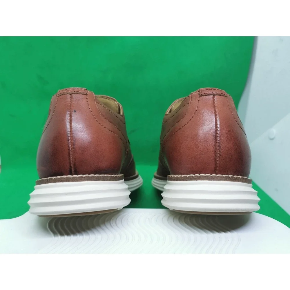 Cole Haan Men's Original Grand Wingtip Oxford Brown Shoes C26471 Siz 9M Woodbury